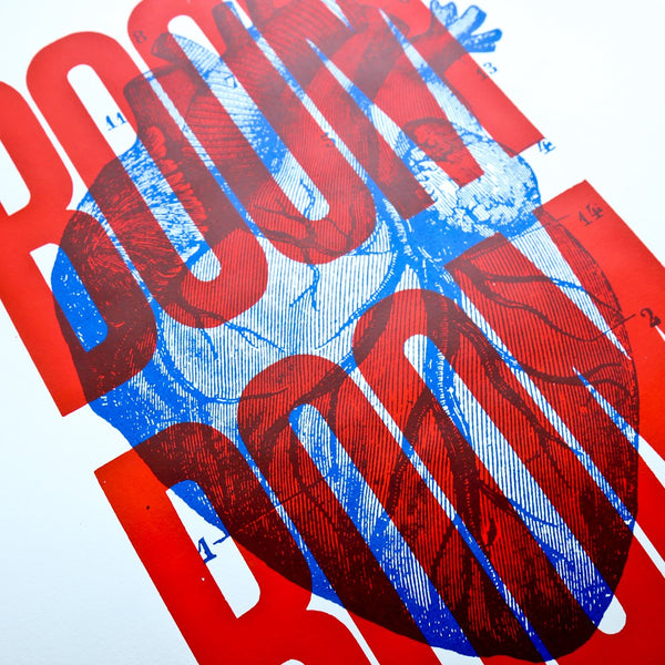 Affiche Boom Boom - Sérigraphie signée