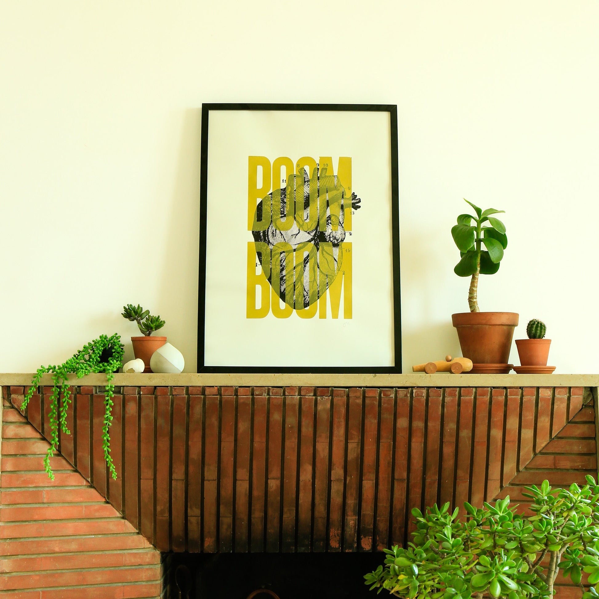 Affiche Boom Boom OR - Sérigraphie signée 50 x 70 cm - PAPPUS EDITIONS